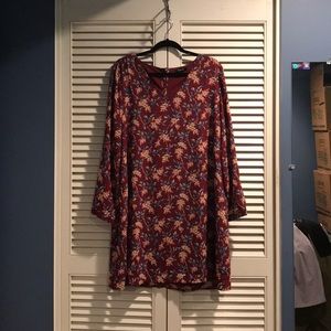 Madewell Antique Flora Button Back Dress